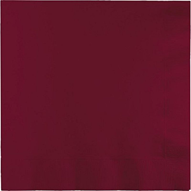 Burgundy Dinner Napkins, 25 Ct